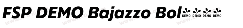 FSP DEMO Bajazzo Bol字体转换